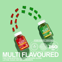 Healthier Options Irish Sea Moss Gummies with Bladderwrack & Burdock Root 5680 Mg | 60 Gummies | Apple Flavour | Vitamins & Minerals | Organic, Natural, Vegan, Gluten Free, Non GMO, High Strength