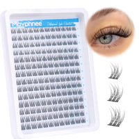 Mavphnee Natural Cluster Lashes CC Curl 168 Pcs Wispy Lash Extensions 9-11MM Mixed Lengths Eyelash Extension Individuals Self Application DIY at Home by Mavphne
