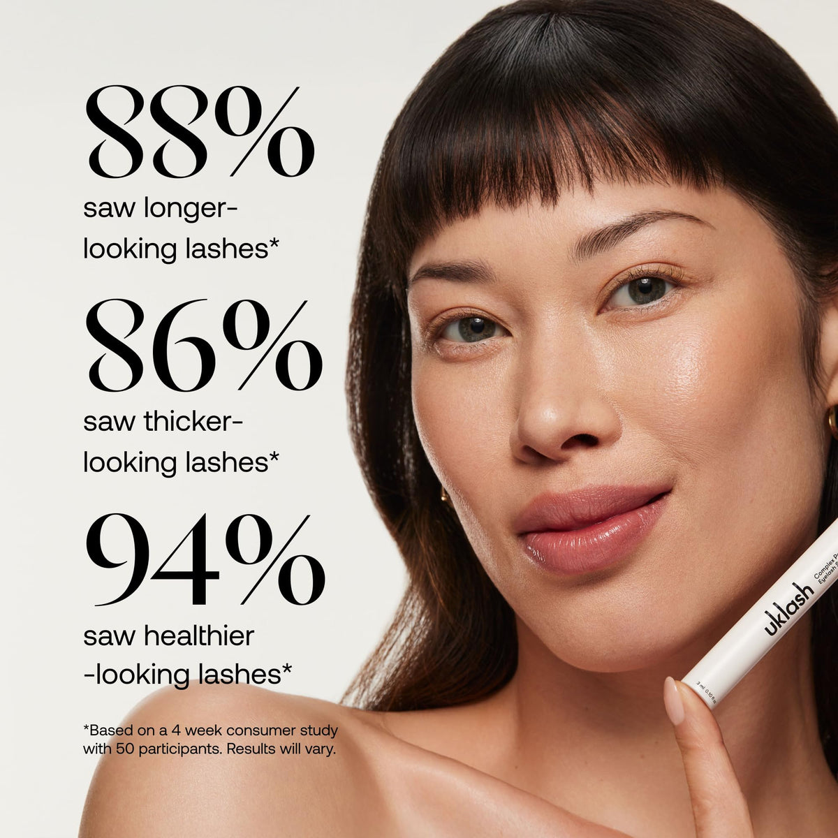 UKLASH | Complex Lash Serum | UK's #1 Rated Lash Serums for Stronger, Longer Lashes - Peptide Serum, Cruelty-free, Prostaglandin & Paraben-free - Recommended for All Skin Tones