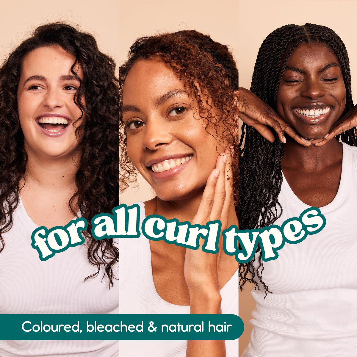 Nature Spell Curl Leave-In Cream, Salt Free Formula for Definition, 400 ml
