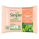 Simple Kind to Skin Brightening Cleansing Wipes 20 wipes