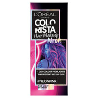 L'Oreal Paris L'Oreal Colorista Hair Makeup Neon Pink Temporary Light Blonde Hair Colour 30ml