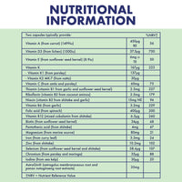 HIGHER NATURE Higher Nature - Vitality Multivitamin for Men - True Food Formula Nutrients from 16 Real Foods - Vegan - One Month Supply - 60 Capsules
