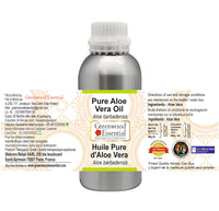 Greenwood Essential Pure Aloe Vera Oil (Aloe barbadensis) 100% Natural Therapeutic Grade for Personal Care 300ml (10.1 oz)