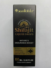 Tamiodfo Himilayan Shilajit Resin Drops, Natural Shilajit from Himalayan, Shilajit Resin with 85+Trace Minerals and Fulvic Acid, Himilayan Shalajit Resin 60ml(2pcs)