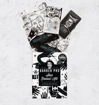 BARBER PRO Skin Revival Kit | Pamper Sets for Men | Packed Full of Natural Ingredients | Includes 2 Face Masks, 1 Under Eye Mask, & 1 Peel Off Mask | Skin Care for Men |