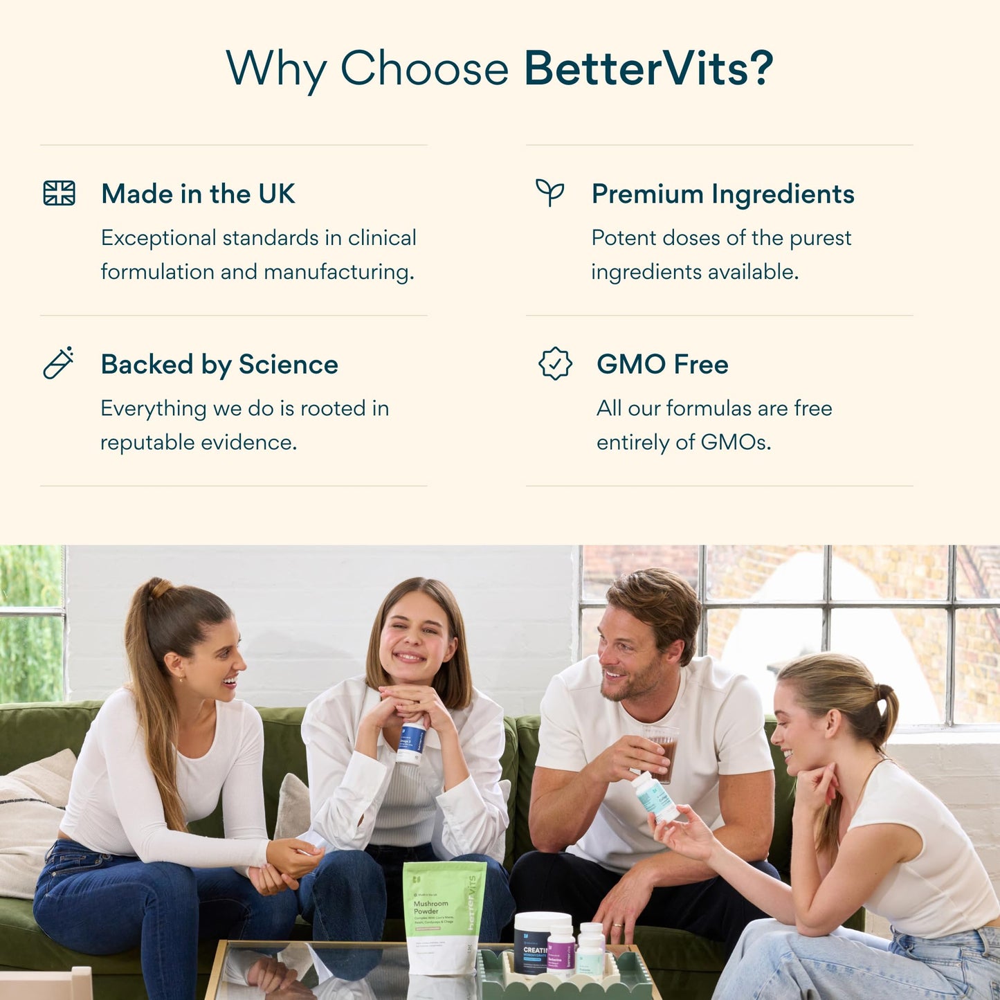 Bettervits Kids Probiotic Complex – 10 Billion CFU | Probiotics for Children 10-16 years old - Gut Health and Immunity Support | Maintains Healthy Digestion | 60 Chewable Orange-Flavored Tablets.