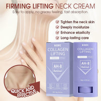 Angel Silk ANGEL SILK AH-8 Retinol Neck Firming Stick, Anti Wrinkle & Lifting Cream with Collagen & Beeswax, Moisturizing Treatment for Sagging Skin, Reduce Fine Lines, Neck Tightening Easy Massage (2pc)