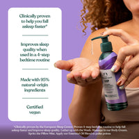 The Body Shop Sleep Relaxing Hair & Body Wash (1x 200ml), Aromatic Cleanser with Lavender & Vetiver Essential Oils, Vegan Body Wash for Bedtime Routine, 95% Natural Origin Ingredients