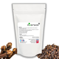 Nutrics® 650mg Clove Pure 90 V Capsules Supplements (1 Month Supply) - Cloves Syzygium aromaticum - Suitable for Vegan Vegetarian No Fillers Binders or Bulking Agents