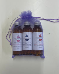 Aromabar Sensual Massage Oil Gift Set (3 x 60ml) Romance, Sensual and Lovers Blends