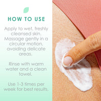 WildMint Intimate Scrub for down there| Ingrown Hairs, Razor Bumps, Hyperpigmentation |Natural Bikini Line Exfoliator for Shaving Rouitine| Removes Dead Skin | UK Made Vegan & Cruelty-Free | 120ml