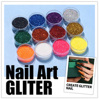 Teenitor Nail Art Kit with Nail Glitter, Nail Art Brushes & Nail Sticker for Gel Nails Art, Nail Gems Nail Accessories Tool for Teenage Girls, Nail Art Pens Nail Dotting Tool for Beginners