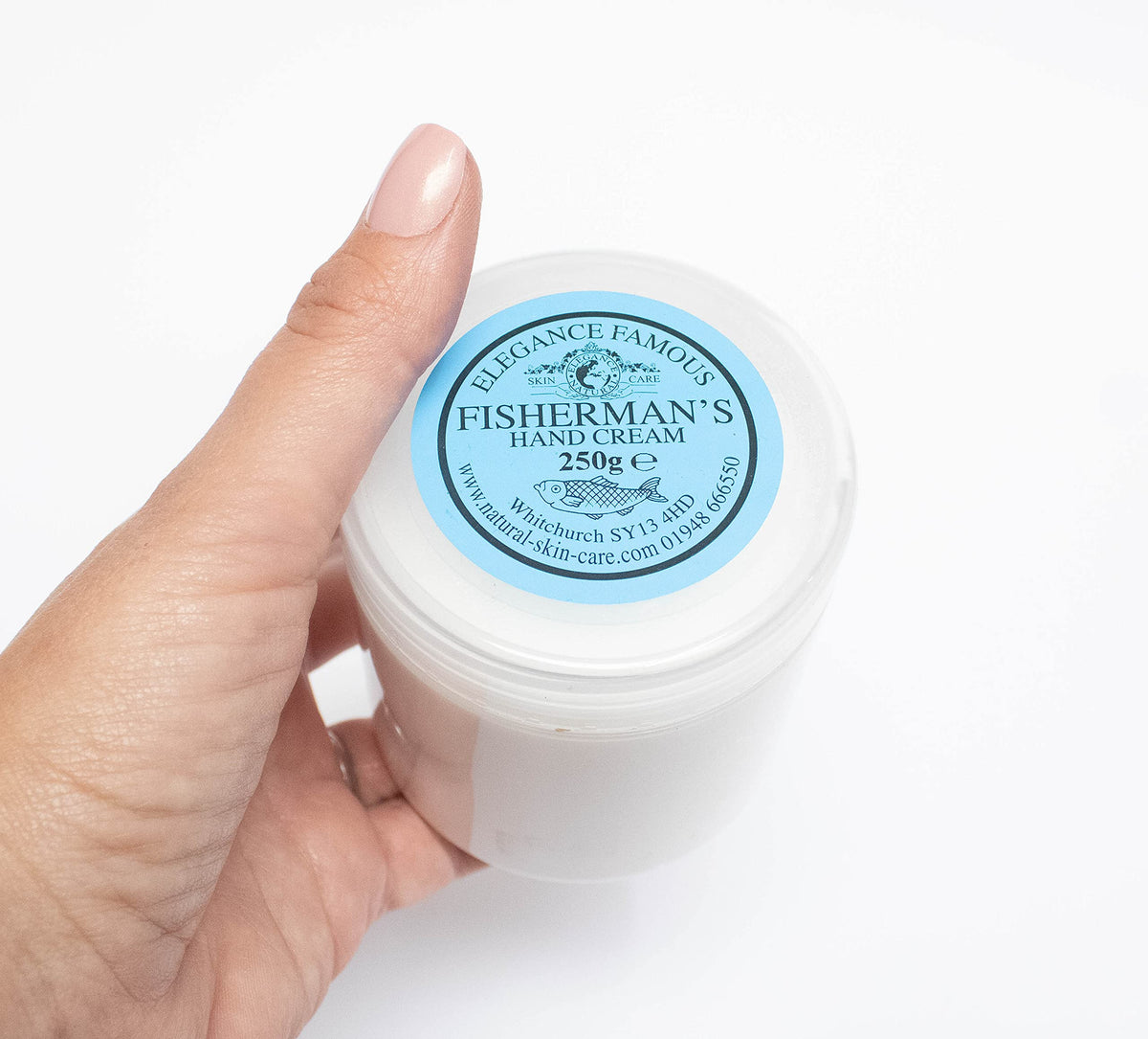 Fishermans Nourishing Hand Cream 250g by Elegance Natural Skin Care Repair & Restore Dry Chapped Hands