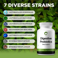 Digestive Probiotics for Gut Health 240 Tablets Supports Immune System & Digestive Health Made in The UK 3 Billion CFU Probiotic Supplement for Men & Women (240, Digestive Probiotics)