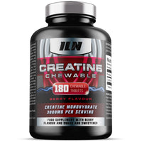 Iron Labs Nutrition Chewable Creatine Tablets (Berry Flavour) - 3000mg Chewable Creatine Monohydrate Tablets - Creatine Chews - 180 Tablets