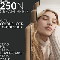 Avon Power Stay 24 Hour Longwear Foundation SPF10, Cream Beige 250N, Colour Lock Technology, Breathable, Natural-Looking Formula, 35 Shades, Cruelty Free