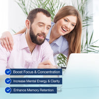 Brain Boost Nootropic High Strength Focus Supplement for Memory, Mood & Clarity with Lions Mane, Ginkgo Biloba, Bacopa, L-Carnitine, Guarana, L-Tyrosine, Rhodiola Rosea, Vitamin B12, B3, B6, & Folate