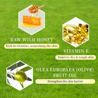Wormeer Grass-Fed Beef Tallow Honey Balm for Skin - Nourishing Face & Body Cream for Dry Skin - Moisturizing Skincare with Mild Ingredients (Color, A)