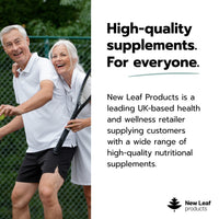 NEW LEAF PRODUCTS Glucosamine and Chondroitin High Strength - Enriched With Turmeric And Vitamin C - Glucosamine Sulphate Chondroitin Sulphate, Food Supplement - Contributes To The Normal Function of Bones 120 Capsules