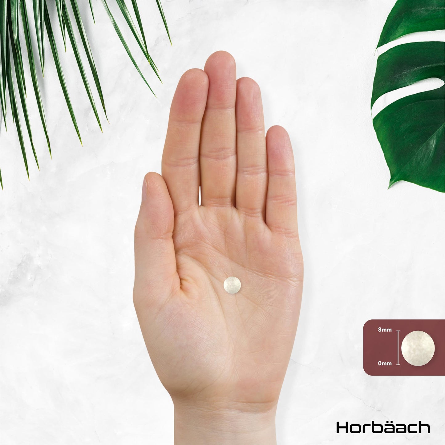 Horbäach Iron Tablets | High Strength Iron with Vitamin C, Folic Acid & Vitamin B12 | Supplement for Men & Women | 180 Vegan Tablets | by Horbaach