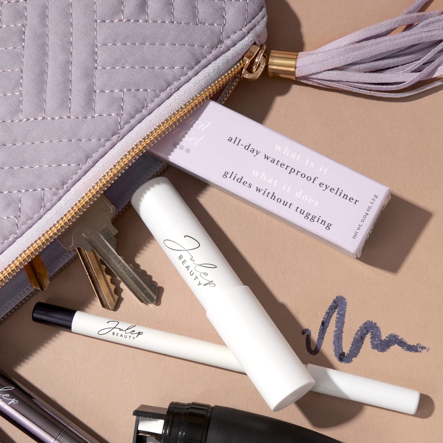 Julep When Pencil Met Gel Sharpenable Longwear Gel Eyeliner Pencil (Taupe Shimmer) High-Performance, Waterproof, Transfer & Smudge Proof Eyeliner