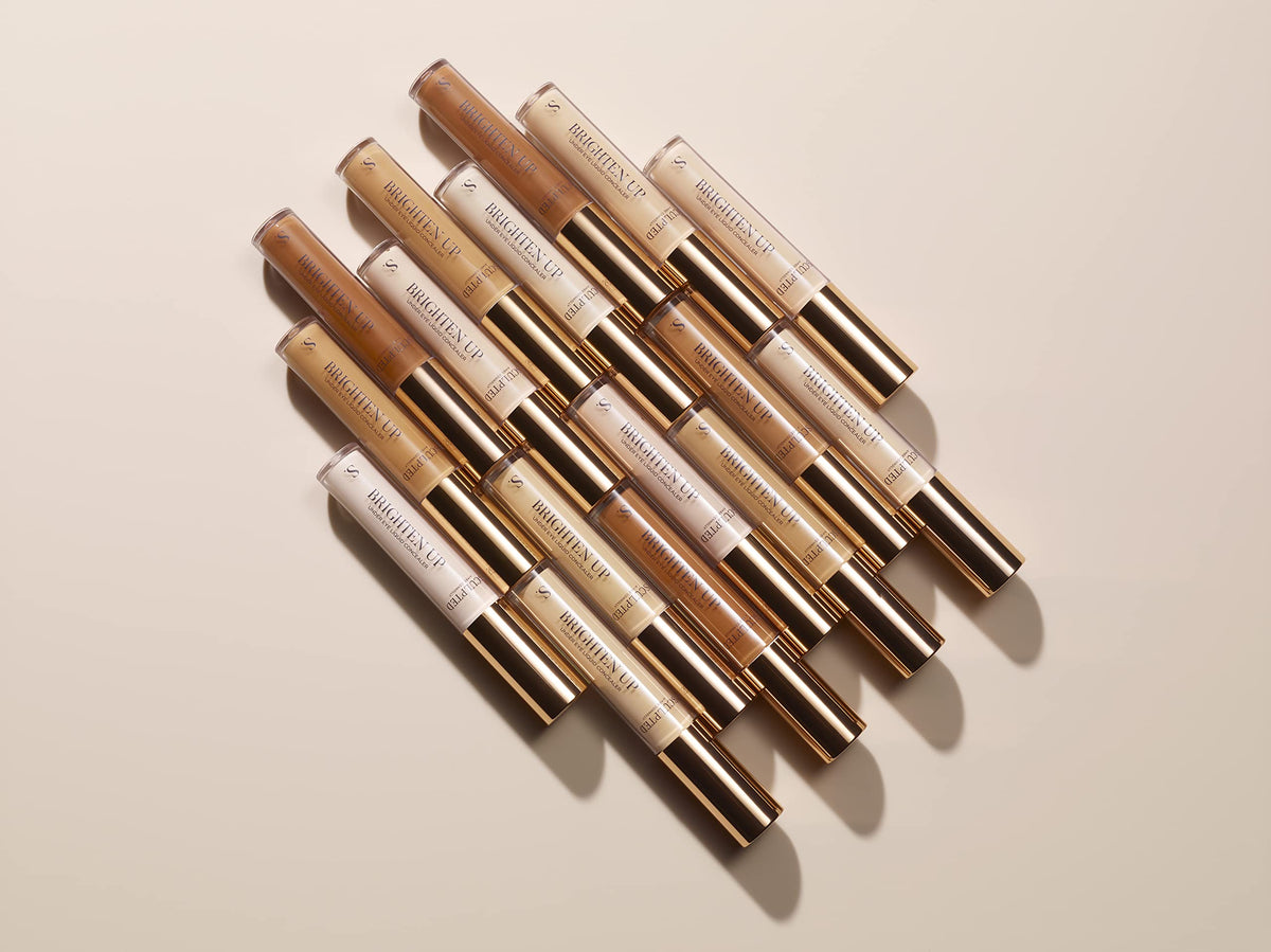 SCULPTED by Aimee Connolly Brighten Up Under Eye Concealer from Sculpted by Aimee (Ginger) - 5ml Light Coverage Mineral Liquid Makeup Concealer for Hydrating Delicate Skin & Dark Circles with Niacinamide and Hyaluronic Acid