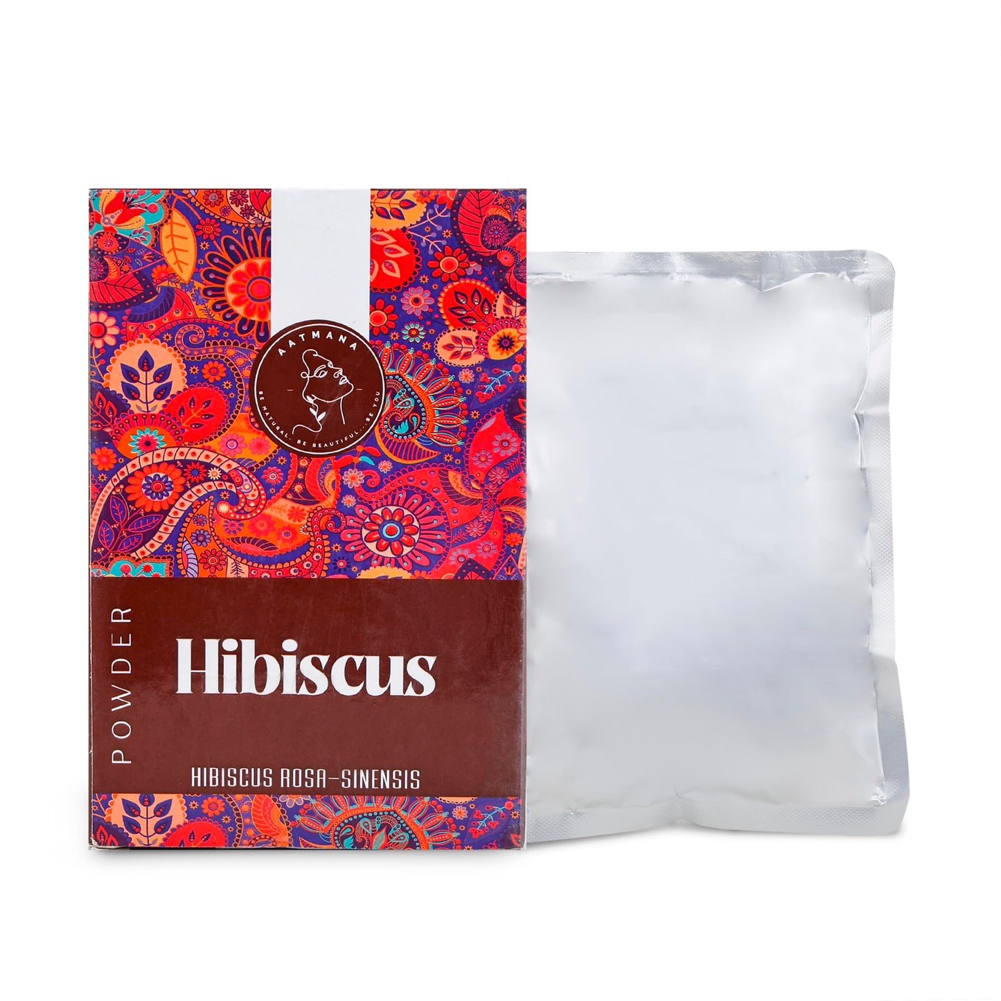 AATMANA Hibiscus Powder | Sabdariffa | Rosa Sinensis | Natural Powder for Hair & Skin | Prevent hair Problem & Minimizes Skin Pores for Men & Women 100g