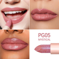 Oulac Pink Shimmer Lipstick for Women-Moisture Tinted Lip Balm for Dry Lips, Glitter Surface, Creamy Formula, Hydrating & Smooth, Infused with Shea Butter, Vegan, Clean Beauty (PG05) Mystical