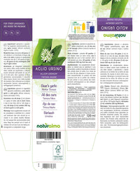 Bear's Garlic or Wild Garlic (Allium ursinum) Leaves and Bulbs Alcohol-Free Mother Tincture Naturalma - Liquid Extract Drops 120 ml - Food Supplement - Vegan