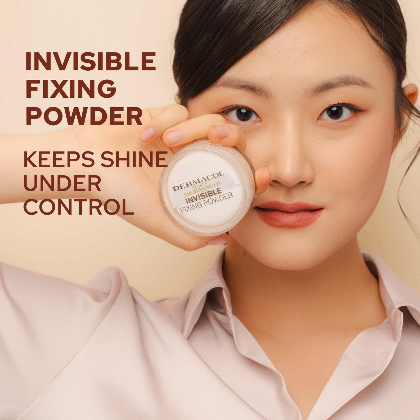 Dermacol Invisible Fixing Powder Light, 13 g