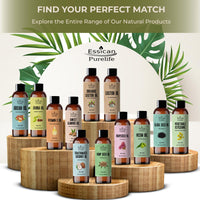 Essican Purelife ARGAN OIL 100% Moroccan Argan Oil, Cold Pressed Argan Oil For Face, Skin, & Body – Rich in Vitamin E For Healthy Skin, Pure Argan Oil For Hair & Nails, Frizz Control - Vegan, Cruelty-Free - 100ml