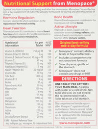 Vitabiotics Menopace Effective, 30 Tablets
