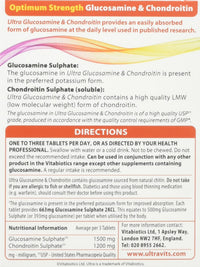 Glucosamine and Chondroitin Tablets, by Vitabiotics Ultra