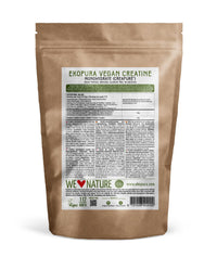 Vegan Creatine Monohydrate (Creapure®) by Ekopura | European Product, 100% Pure and Clean | 400g, 117 Servings