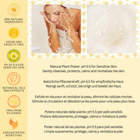 BEES of BRITAIN - 99% Natural - Face Wash - Honey, Lavender No Sulfates/Parabens. pH 5.5, Sensitive Skin. We Donate 5% of our Profit to Save Bees + Pollinators. 250ml