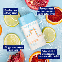 Recuren Plus MegaBabe Thigh Rescue Anti Chafe Stick con aloe, granada y aceite de semilla de uva