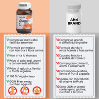 HealthAid Vitamin C 1000mg - Chewable - 30Vegetarian Tablets