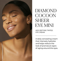 Natura Bissé Diamond Cocoon Sheer Eye | Tinted Eye Contour in Mini Format with Hyaluronic Acid | Hydrating and Rejuvenating Eye Cream | 0.3 oz - 10 ml