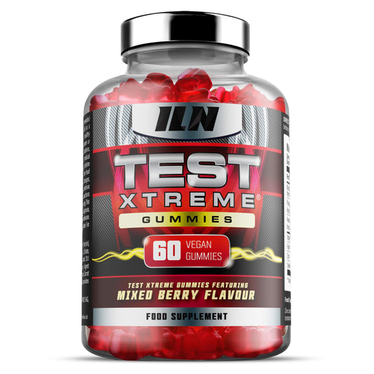 Test Xtreme Gummies for Men (60 Gummies) - High Strength Booster for Men - Mixed Berry Flavour - Features Maca, Ginseng, Zinc and Selenium - Sugar Free & Vegan Suitable