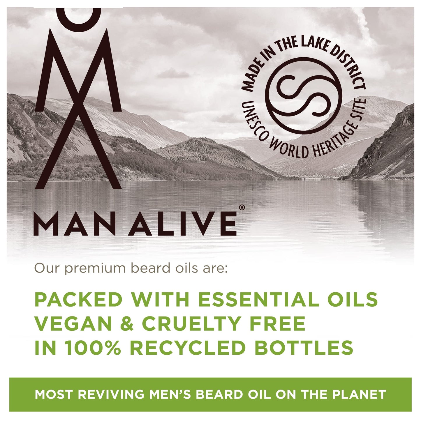 MAN ALIVE Beard Oil for men by Man Alive 99% Natural skincare 50ml with Oatmeal, Argan Oil, Jojoba Oil & Almond Oil, gifts for men softens facial hair mens gifts birthday gifts for him (Bourbon & Oak)