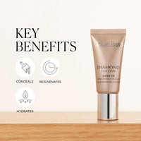 Natura Bissé Diamond Cocoon Sheer Eye | Tinted Eye Contour in Mini Format with Hyaluronic Acid | Hydrating and Rejuvenating Eye Cream | 0.3 oz - 10 ml