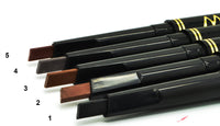 Maxdona Waterproof Retractable Long Lasting Eyebrow Eye Brow Black Case Chalk Pen Pencil BROWN Number 2 by MAXDONA