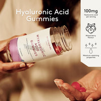 Myprotein Hyaluronic Acid Gummies - 100mg Hyaluronic Acid Per Serving - Supports Skin Hydration, Elasticity & Overall Skin Health - Delicious Mixed Berry Flavour - 60 Gummies