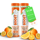 Vitaliva High Strength Vitamin C and Zinc - ONE a Day. Sugar-Free and Vegan Friendly. Twin Pack Deal (2 Packs of 20)