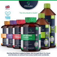 STERLING NUTRITION Bio Cultures Probiotic Complex with 45 Billion CFU with 15 Live Bacteria Strains - Digestive Enzyme Supplements - 90 Super Strength Vegan Capsules - Made in UK - by Sterling Nutrition