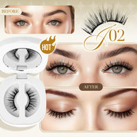 LASHVIEW Upgrade Soft Magnetic Eyelashes Natural Look,Reusable Magnetic Eyelashes with Applicator, No Glue Needed Magnetic Eyelashes Magnetic Lashes Kit, Easy to Wear and Remove CT01-UK