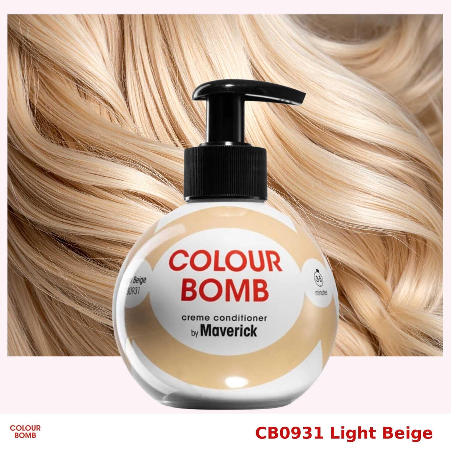 Colour Bomb by Maverick Light Beige Colour Depositing Conditioner 250ml