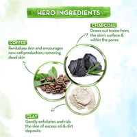 MAMAEARTH Mamaearth Charcoal Natural Face Wash for oil control and pollution defense 100 ml - For Oily Skin - SLS & Paraben Free