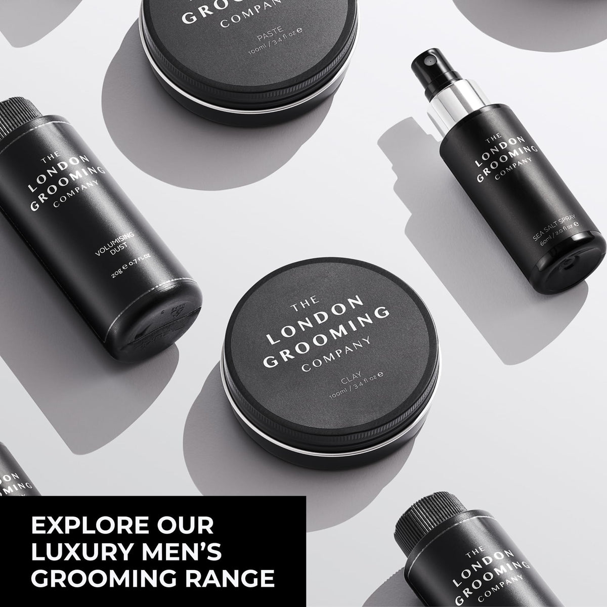 The London Grooming Company Hair Creme For Men | Medium All-Day Hold | Natural Finish | Easy to Wash Out | 50ml (1.7 Fl Oz)